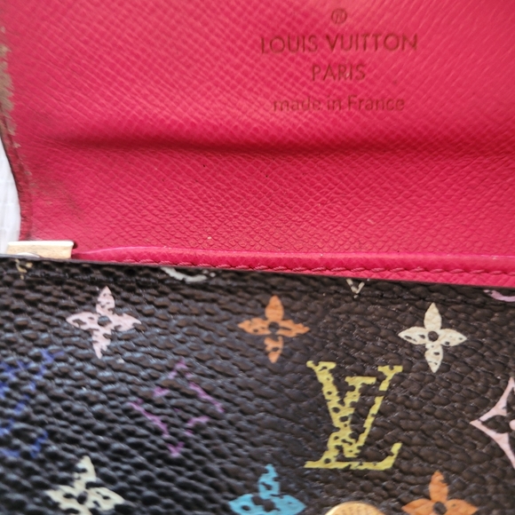Auth 100% Louis Vuitton Monogram Multicolor Multicles 4 blk key - Picture 3 of 9